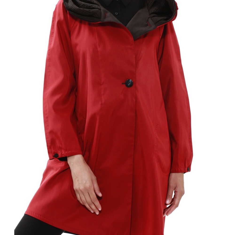 MICRA PAC Red Hooded Coat